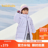 巴拉巴拉羽绒服中长款冬加厚外套男女童连帽亲子装防风防泼水209425107212