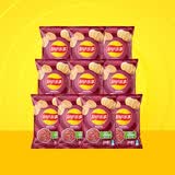 乐事（Lay's） 薯片75g*10袋 休闲食品爱意满满送女友送男友送小朋友零食 麻辣锅味75g*10袋
