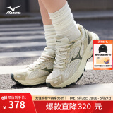 美津浓（MIZUNO）【RACER S】软底轻便运动跑步鞋男女同款缓震透气休闲慢跑鞋 15/西湖龙井 38 (240mm)
