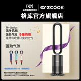 格库（GRECOOK）无叶风扇冷暖两用暖风机电风扇落地家用空气循环遥控负离子空气净化等离子除菌除甲醛 TP-09Plus冷暖两用+无叶风扇（全黑色）