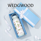 Wedgwood不锈钢保温杯高颜值咖啡杯便携水杯陶瓷涂层茶杯保冷保热随行杯 野草莓保温瓶500ml