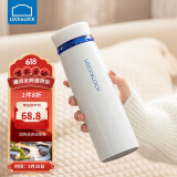 乐扣乐扣（LOCK&LOCK）不锈钢情侣学生保温杯菲特旋转盖轻量杯450ml白蓝 LHC4131WB