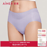 爱慕内裤女经典KiKi裤中腰三角裤轻薄净痕多色AM22100浅紫色