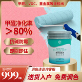 兰舍（DIATOMMUDLANSHE）半碧江山液体硅藻泥墙面漆内墙涂料水性硅藻泥净化甲醛防霉防潮 20L（白色）