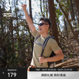 SANFO PLUS三夫户外轻锋速干T恤短袖圆领夏透气户外运动训练作战衫吸湿 棕榈绿 M