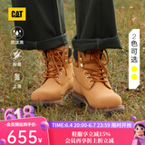 CAT卡特经典大黄靴马丁靴男女鞋防泼水鞋面升级版四季款户外工装靴 女款 P312082N1EDC25 38