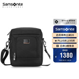 新秀丽（Samsonite）旅行包总裁包男士单肩包斜挎包休闲男包高端商务HO0*09010黑色