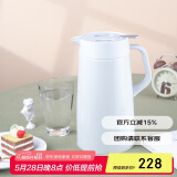 虎牌（TIGER）304不锈钢时尚简约桌面保温壶PWO-A16C-W 白色 1.6L