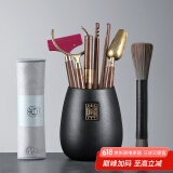 尚言坊 茶道六君子套装功夫茶具配件大全茶夹子茶勺茶针养壶笔刷茶盘刮 6天福佛手茶道组六配件+茶巾