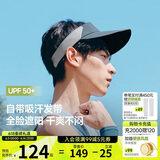蕉下（beneunder）帽子男防晒帽遮阳帽运动吸汗网球帽空顶帽DS567深蓝灰