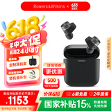 宝华韦健Pi7s2【国家补贴】 智能主动降噪真无线蓝牙耳机 B&W Pi7二代 hifi音乐运动入耳式 苍墨黑
