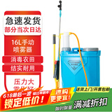 萌肉居农用手动喷雾器气压式喷水壶可喷消毒液打药迷雾器16L打药喷雾器