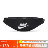 耐克（NIKE）男女腰包 单肩包斜挎包胸包休闲包DB0490-010 黑