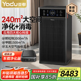 亚都（YADU）空气净化器 卫健委备案消毒机 UFCO分解除甲醛除异味烟味除甲流 家用办公大空间 KJ2000F-T20(Hi)