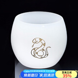 容山堂 玉瓷十二生肖牛茶杯玻璃主人杯单杯子功夫茶具水杯建盏 2025年