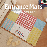 慢说丝圈地垫入户进门口防滑垫子脚垫家用室门外可裁剪爬爬垫 60*90cm