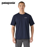 巴塔哥尼亚（Patagonia）男女情侣通勤短袖夏季P-6 Logo混纺棉休闲潮流户外透气T恤 38504 NENA L