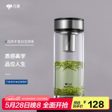 万象（WANXIANG）单层玻璃杯U48商务带滤网水杯470ML居家办公泡茶杯大容量茶杯