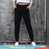 阿迪达斯（adidas）裤子女 25夏季新款运动休闲裤健身训练透气耐磨宽松跑步梭织长裤 黑色/冰丝快干/店长主推款 L 码