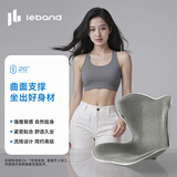 乐班花瓣坐垫舒适版 护腰靠垫腰靠办公室美臀塑形护腰久坐神器 古典灰