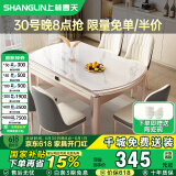 上林春天家用餐桌椅子轻奢高级凳子靠背 餐椅*2 1688-1-30