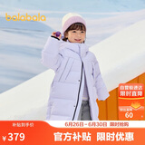 巴拉巴拉羽绒服中长款冬加厚外套男女童连帽亲子装防风防泼水209425107212