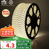 雷士（NVC） LED灯带多米装吊顶贴片高亮防水暗槽灯条2835-60珠100米装暖白光