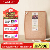 世廚（SAGE）美国进口世厨砧板大面板擀面板大号 45*60*1cm 带凹槽和防滑垫