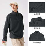 361°卫衣男士春季摇粒绒运动休闲户外加绒长袖套头上衣652533802-3