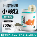 BESSN贝森鱼食兰寿金鱼专用饲料【高蛋白】上浮金鱼700ML小颗粒1.5MM