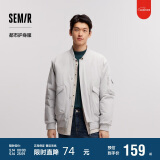 森马棉服男防水防油防污防风冬装厚飞行员棒球领夹克109724112101