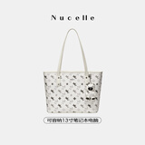 纽芝兰（NUCELLE）沈月同款飞马托特包2025新款单肩手提大容量上班通勤女包生日礼物