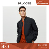 巴鲁特（Brloote）男士棉衣保暖易打理刺绣休闲棒球服外套秋冬 黑色 165/88A