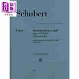 预售 HN849 Schubert String Quartet D 804 进口艺术 舒伯特 A小调弦乐四重奏op29 罗莎蒙德 分谱