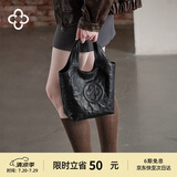 CASSILE卡思乐女包伍鹏同款托特包女植鞣牛皮大容量轻奢单肩包生日礼物