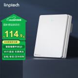 linptech支持HUAWEI HiLink智能开关Q3 远程控制小艺语音控制 零火单键白