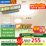 HD全光谱智能AI语音吸顶灯高亮防眩面板米家智控【包安装】皓月-C4