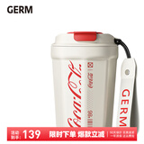 格沵（germ）可口可乐联名咖啡杯高颜值车载便携316杯子男女士大容量保温杯 白色【可口可乐联名】390ml