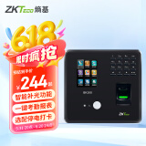 ZKTECOZKTeco 熵基科技ZK3960智能人脸+指纹识别考勤机指纹式打卡机签到机器上班刷脸识别面部考勤 BK200（动态人脸+指纹识别） 标配