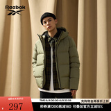 Reebok锐步官方新款户外羽绒服男女款外套新一代轻薄保暖舒适 22CFR203UGL0 连帽 S