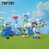 TOP TOY迪士尼Hello，史迪奇系列手办史迪仔盲盒玩具生日礼物女生 端盒