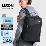 乐上（LEXON）法国品牌双肩包14英寸商务电脑包男防泼水背包通勤笔记本书包礼物