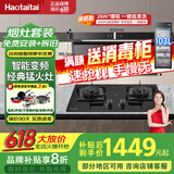 Haotaitai油烟机【明星同款】家用顶侧双吸好油烟机厨房抽油抽烟机脱排油烟机免拆自清洗一级能效油烟机 【变频机+猛火灶】A10BP+CB001液化气 旗舰机顶侧双吸 | 变频节能 | 挥手即开