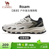 骆驼（CAMEL）漫游户外复古慢跑鞋男休闲运动 K13S09L7015-1 一度灰/深榄绿 42