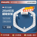 飞利浦（PHILIPS）LED吸顶灯环形圆形灯芯灯盘灯板可替换环形荧光蝴蝶灯管U型环管 【六边形】25W白光替40-50W环管