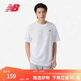 NEW BALANCE NB 官方短袖T恤男款运动休闲百搭纯色打底圆领上衣 WT MT41509 L