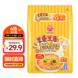 不倒翁韩国进口 奥多吉芝士风味拉面 444g（4包入）真芝士拉面 韩式泡面