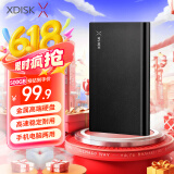 小盘(XDISK)500GB USB3.0金属移动硬盘X系列2.5英寸高雅黑 超薄高速便携时尚款数据备份存储稳定耐用