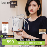 半坡饰族（bampo）真皮水桶包莲芯新款原创气质圆筒手提单肩生日礼物包包女包斜挎包 白色110