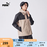 彪马（PUMA）官方 男女同款户外实用机能风连帽外套 OUTDOOR 683477 栗鼠灰-07 M (175/96A)